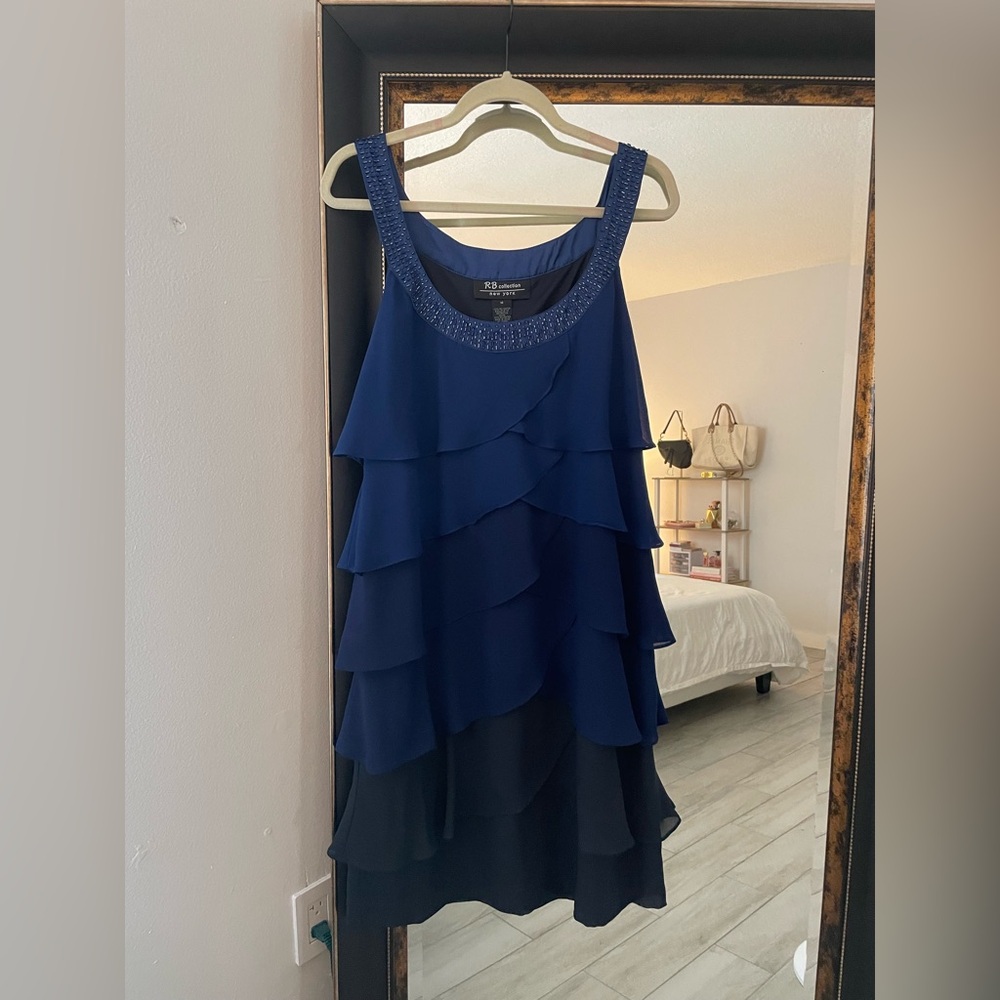 RB Collection/New York Blue Flowy Dress